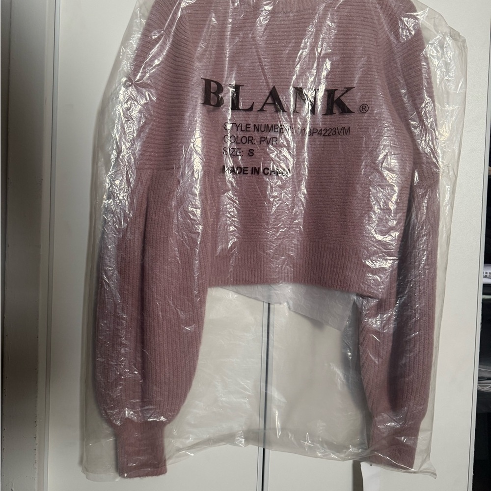 Blank NYC Dusty Pink Turtleneck Sweater